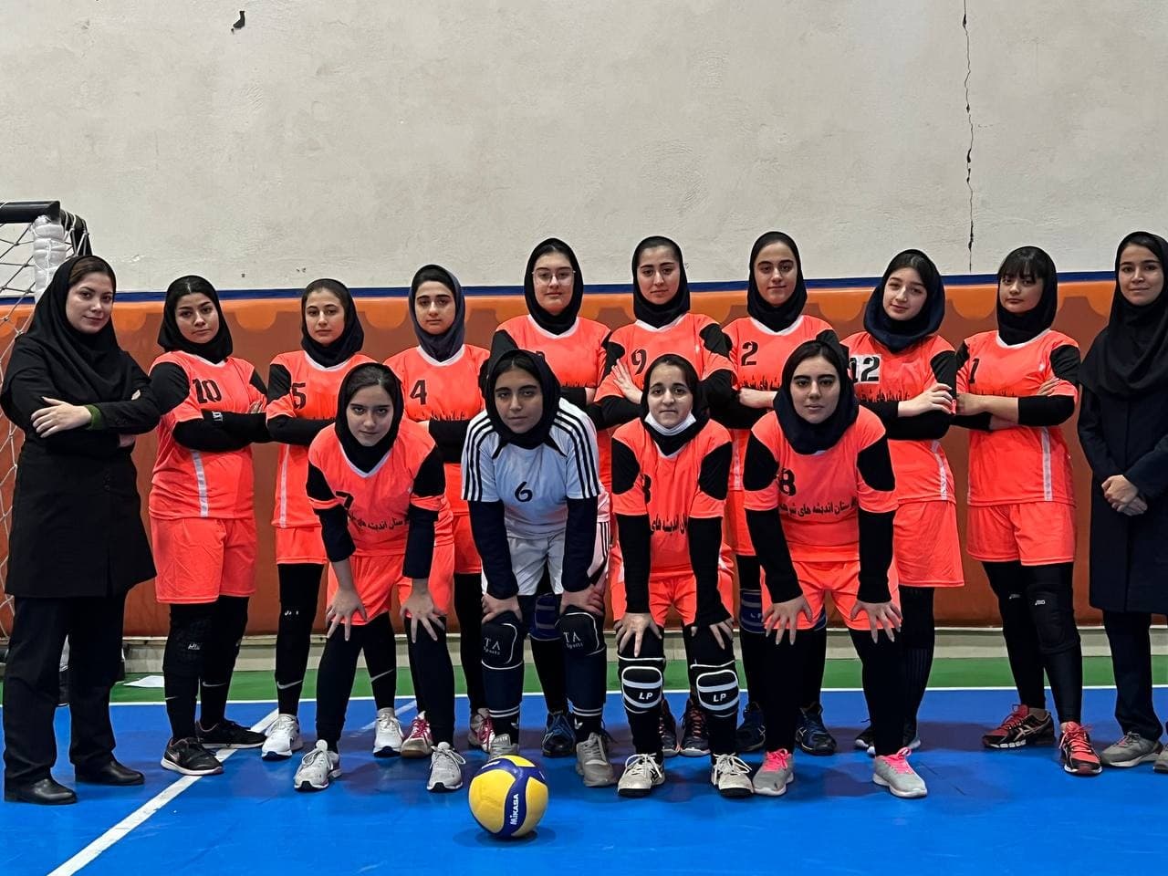  کسب مقام سوم در مسابقات ورزشی والیبال